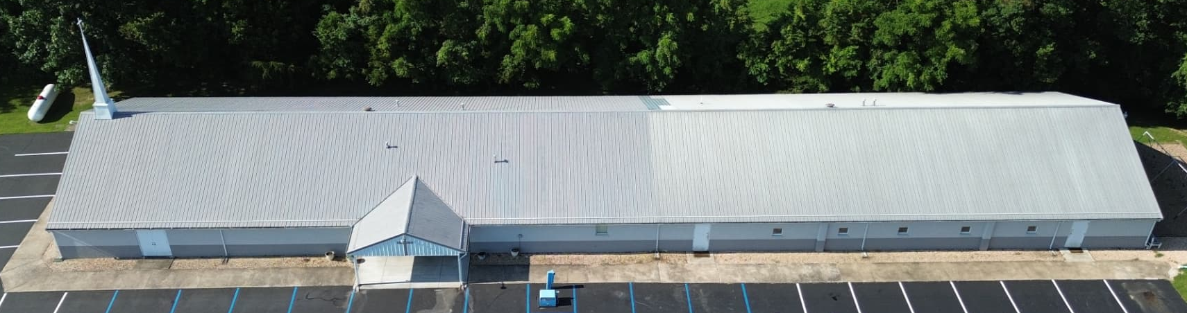 Blessing Heights Church roof before restoration